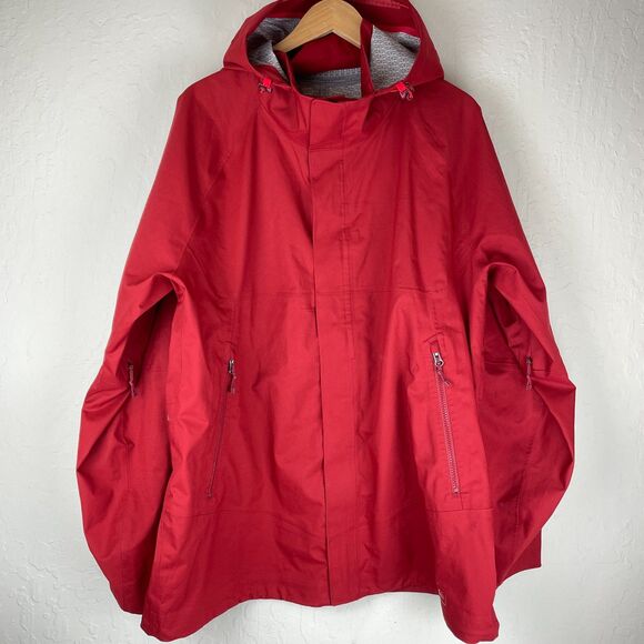 REI Other - ~ REI Mens XXL E1 Elements Rain Jacket Hooded Shell Light Resistant Zips Adjusts